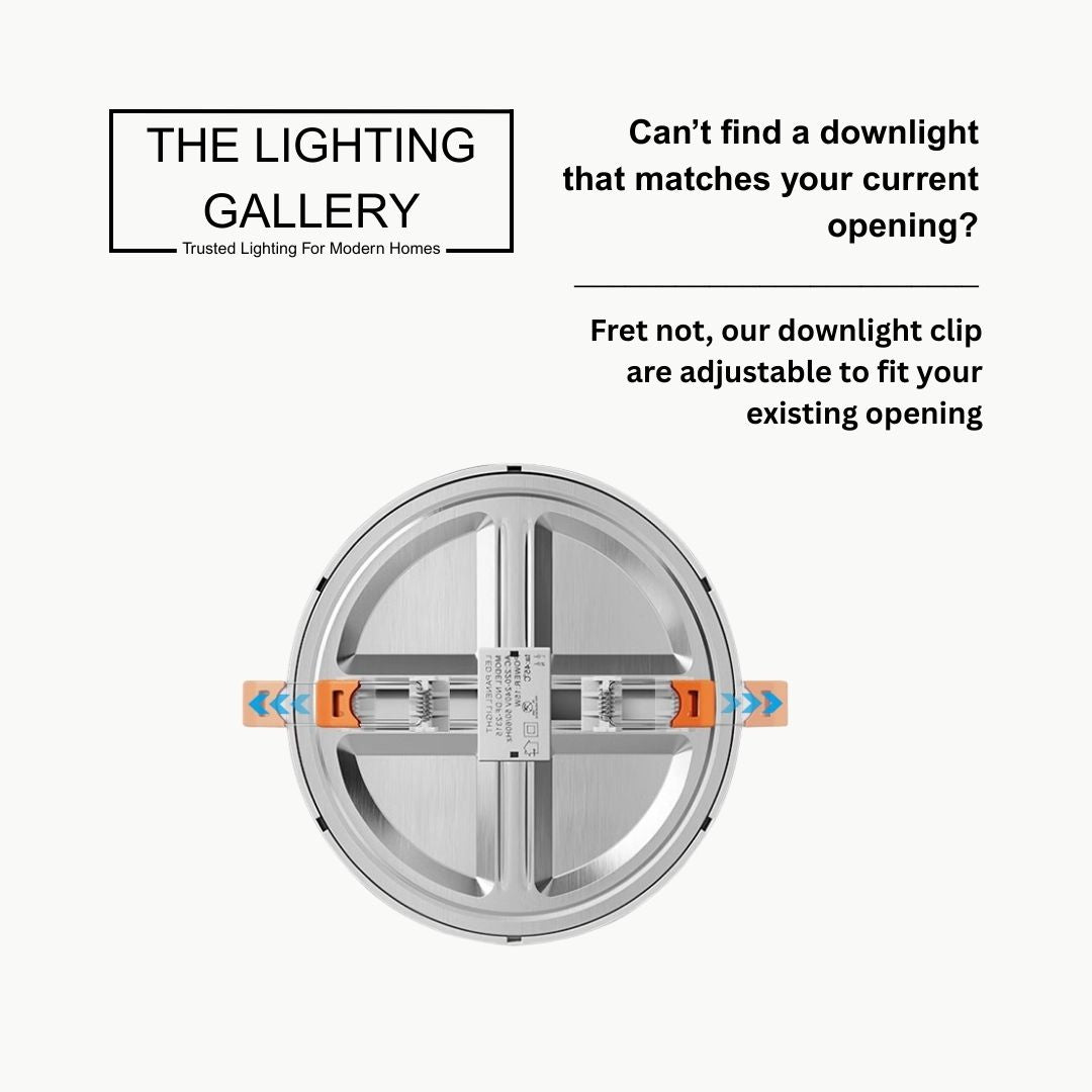 Recessed LED Downlight Back view