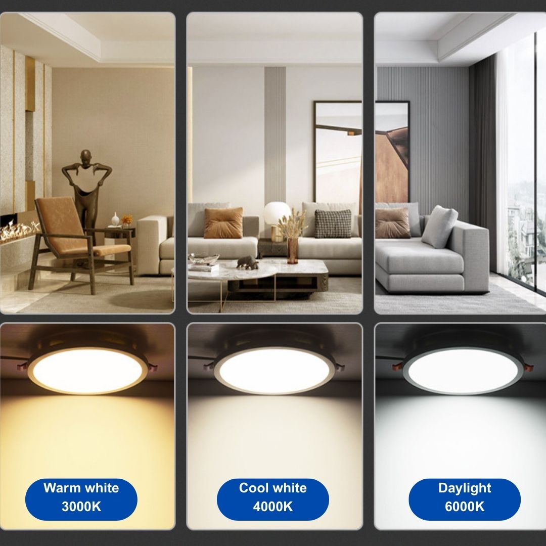 Recessed LED Downlight Kelvin Temp