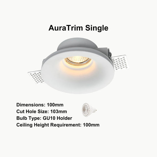 AuraTrim Gypsum Downlight - THE LIGHTING GALLERY