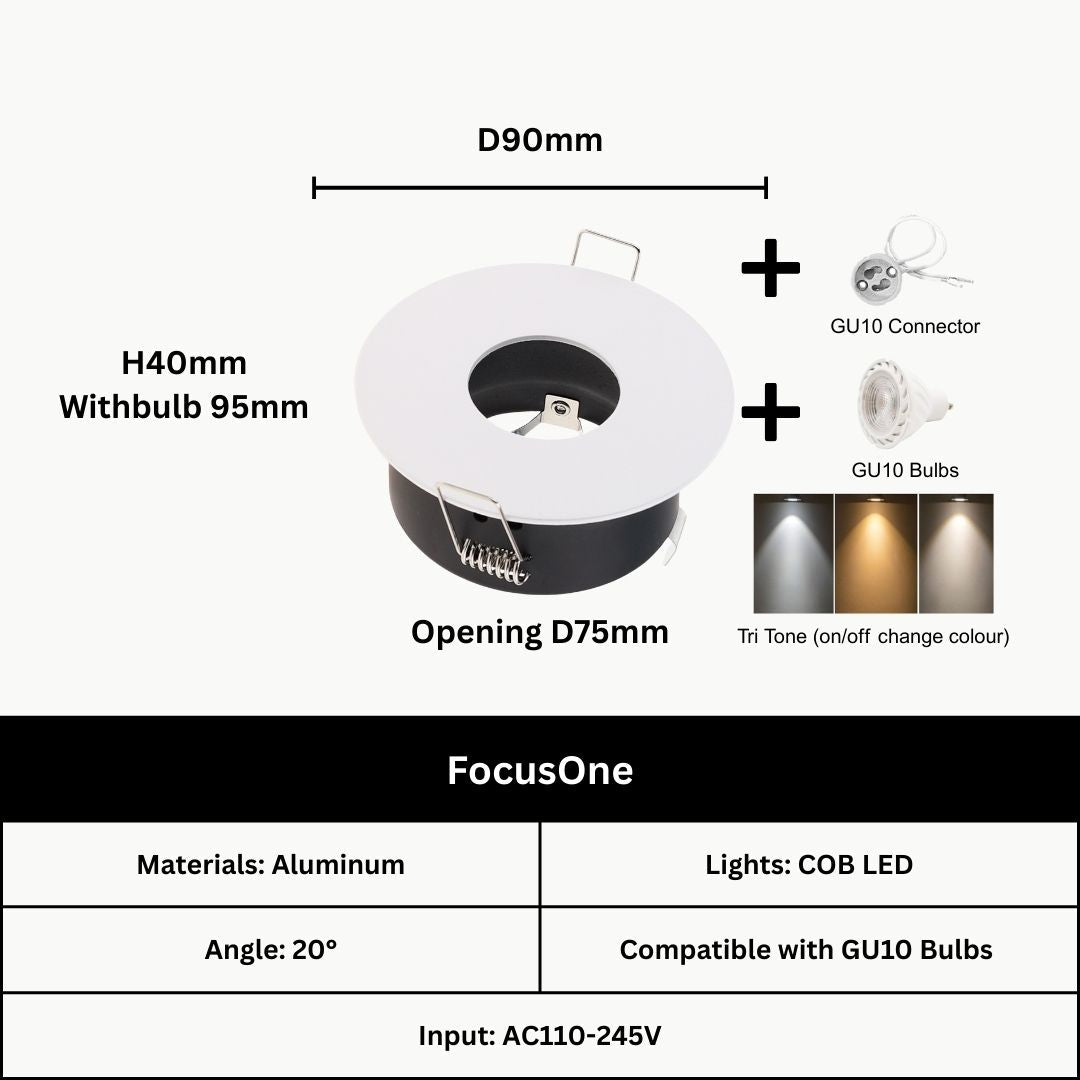 LunaFrame GU10 Holder - THE LIGHTING GALLERY