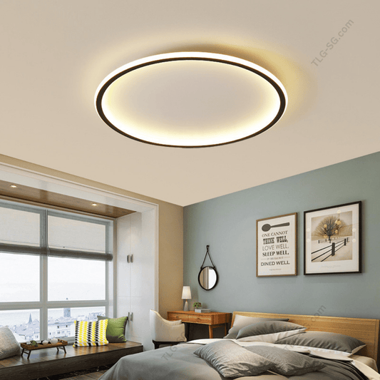 Ultra Thin LED Ceiling Light with Remote Control Tri Tone - THE LIGHTING GALLERY