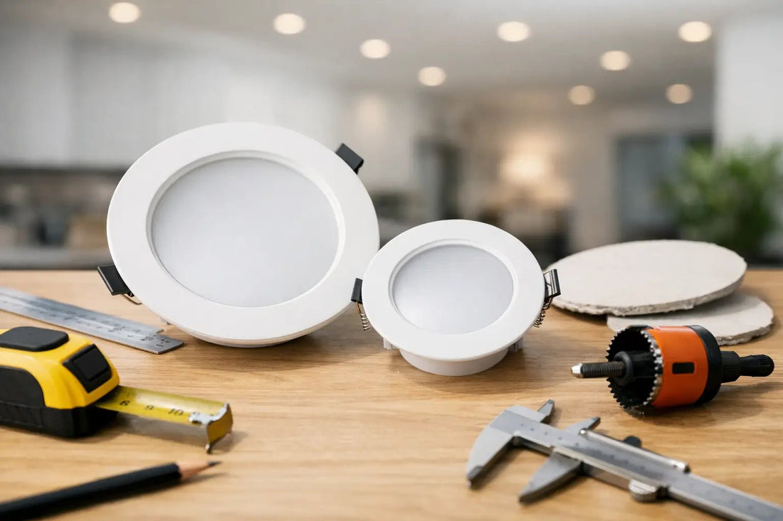 LED Downlight Cutout Size Selection Tips - THE LIGHTING GALLERY