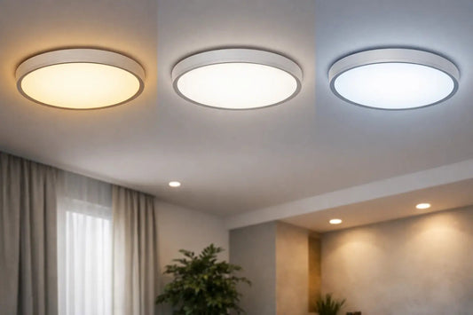 Review Tri Color LED Ceiling Light - THE LIGHTING GALLERY