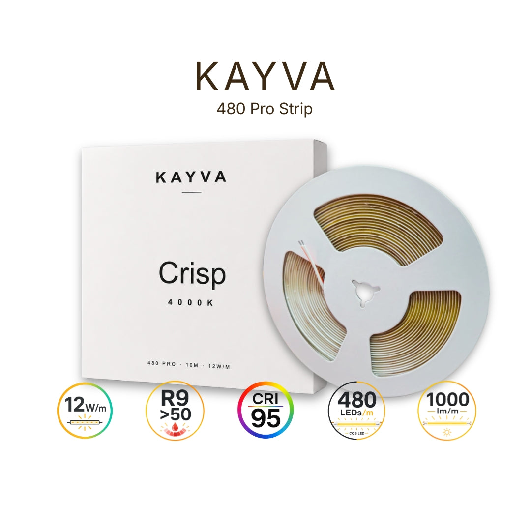 KAYVA 24V COB LED strip CRI95
