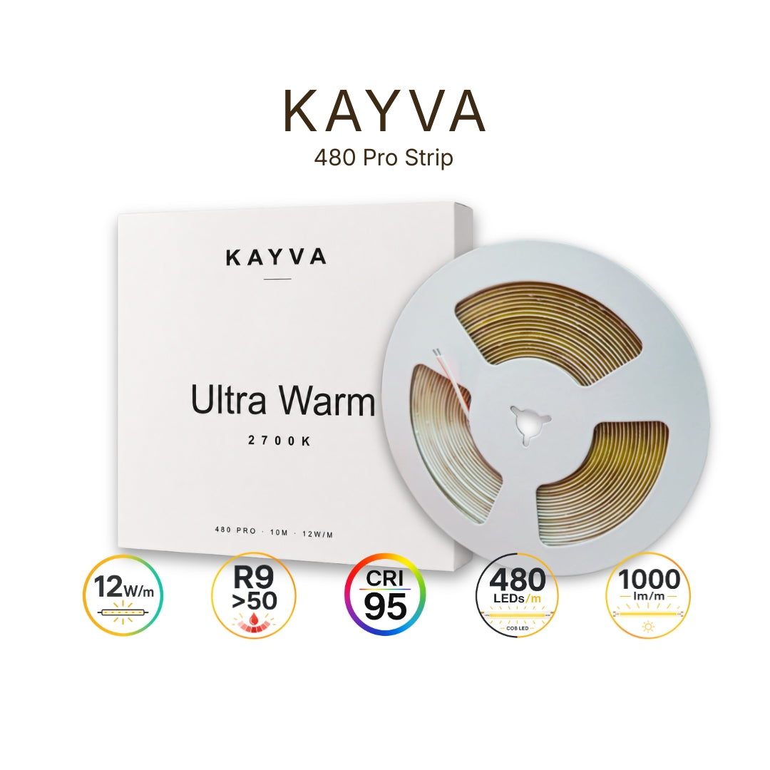 KAYVA 24V COB LED strip CRI95