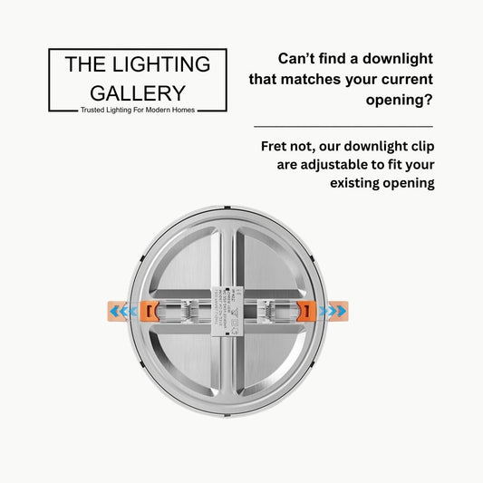 Recessed LED Downlight Back view