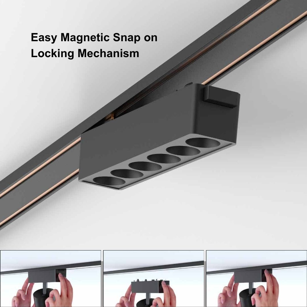 AURA SERIES Magnetic Track Light - THE LIGHTING GALLERY