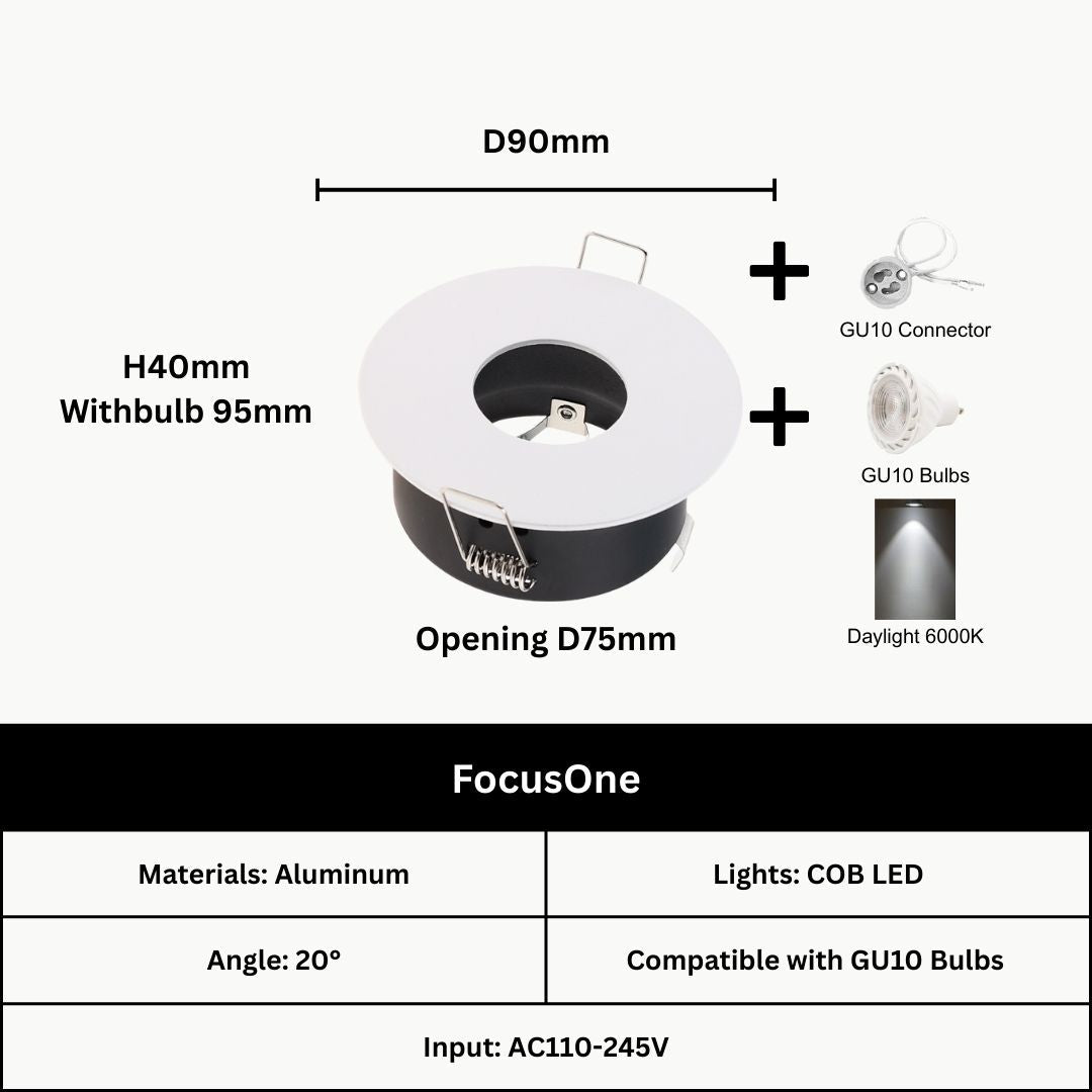 LunaFrame GU10 Holder - THE LIGHTING GALLERY